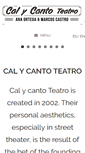 Mobile Screenshot of calycantoteatro.com